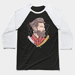 Barber Tshirt Cutting Baseball T-Shirt